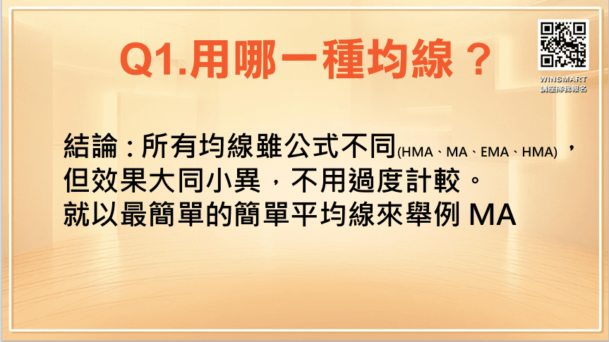 均線設定參數