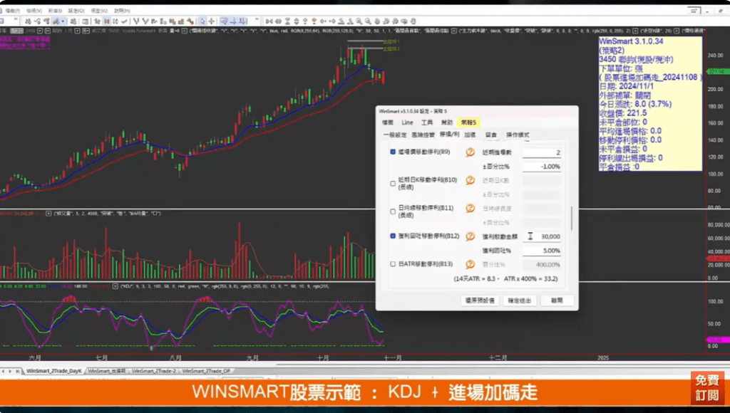 kdj指標參數設定